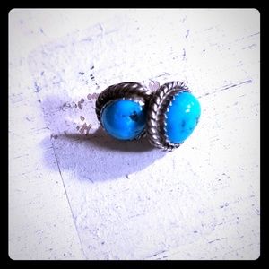 Simple turquoise studs